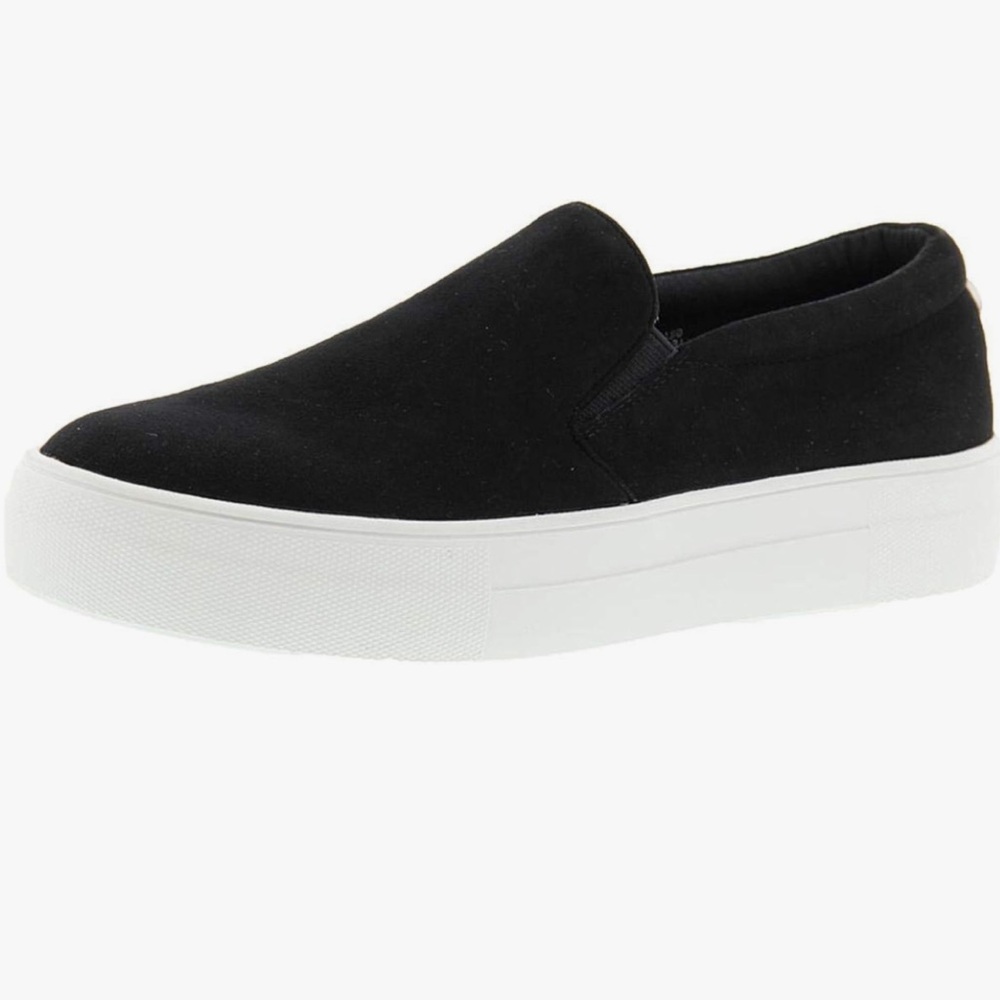 Steve Madden Black Slip-On Sneakers